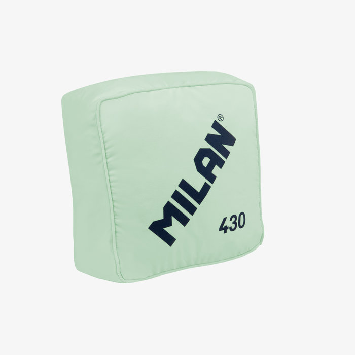 Cojín de goma Milán color verde.