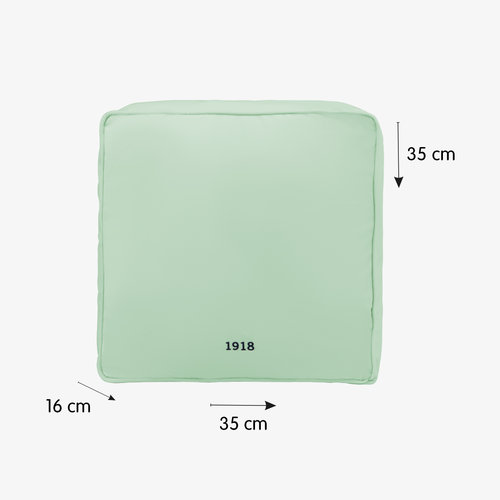 Cojín de goma Milán color verde. - Imagen 3