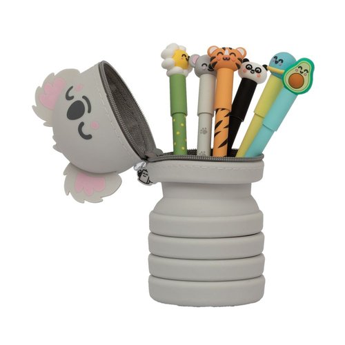 Set de 6 bolígrafos borrables y portatodo de Koala - Imagen 2